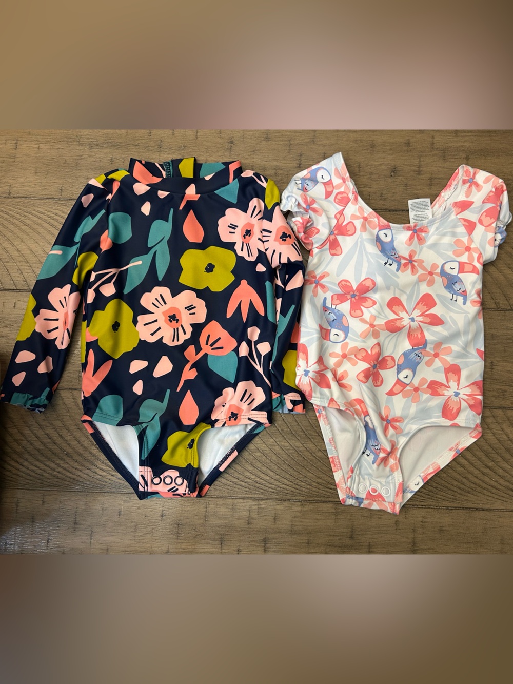 6-9M Toddler Girl Bundle of 2 Swimsuits